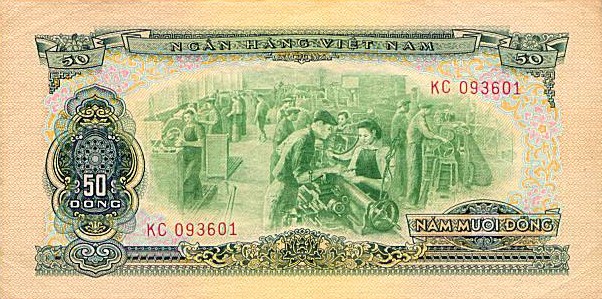 Front of Vietnam, South p44a: 50 Dong from 1966