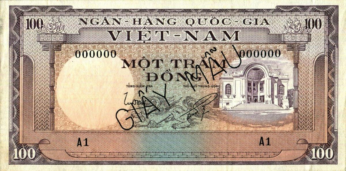 Front of Vietnam, South p18s2: 100 Dong from 1966