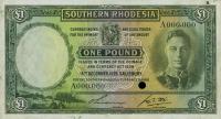 Gallery image for Southern Rhodesia p10s: 1 Pound