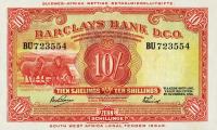 p4b from Southwest Africa: 10 Shillings from 1958