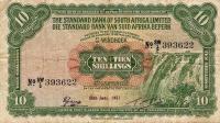 p7c from Southwest Africa: 10 Shillings from 1945