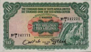 Gallery image for Southwest Africa p10: 10 Shillings