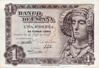 Gallery image for Spain p135a: 1 Peseta from 1948