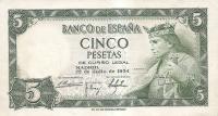 Gallery image for Spain p146a: 5 Pesetas