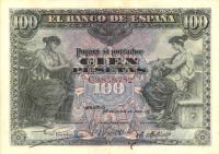 p59a from Spain: 100 Pesetas from 1906