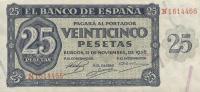 p99a from Spain: 25 Pesetas from 1936