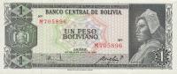 p158a from Bolivia: 1 Peso Boliviano from 1962