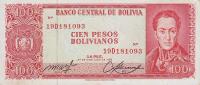 Gallery image for Bolivia p164A: 100 Pesos Bolivianos