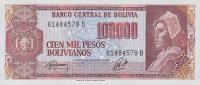 Gallery image for Bolivia p171a: 100000 Pesos Bolivianos