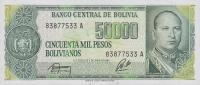 p196 from Bolivia: 5 Centavos from 1987