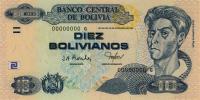 Gallery image for Bolivia p204s: 10 Boliviano