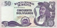 Gallery image for Bolivia p206a: 50 Boliviano