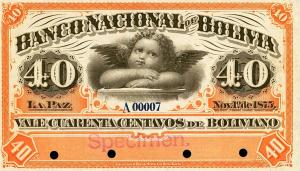 Gallery image for Bolivia pS198s: 40 Centavos