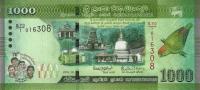 p130a from Sri Lanka: 1000 Rupees from 2018