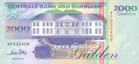 Gallery image for Suriname p142: 2000 Gulden