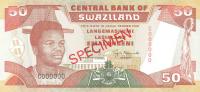 p22s2 from Swaziland: 50 Emalangeni from 1995