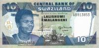 p24a from Swaziland: 10 Emalangeni from 1995
