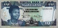 p29b from Swaziland: 10 Emalangeni from 2004