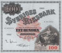 p48b from Sweden: 100 Kronor from 1960