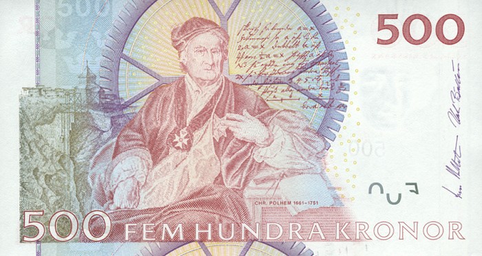 Back of Sweden p66a: 500 Kronor from 2001