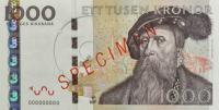 Gallery image for Sweden p67s: 1000 Kronor