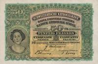 p34k from Switzerland: 50 Franken from 1940
