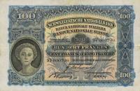 p35m from Switzerland: 100 Franken from 1940
