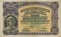 p37b from Switzerland: 1000 Franken from 1930