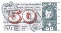 p48b from Switzerland: 50 Franken from 1961