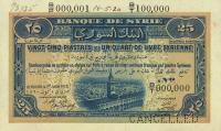 p13s from Syria: 25 Piastres from 1920