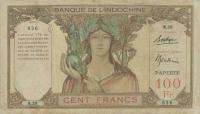 Gallery image for Tahiti p14a: 100 Francs
