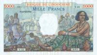 Gallery image for Tahiti p15b: 1000 Francs