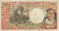 Gallery image for Tahiti p26: 1000 Francs