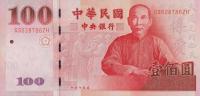 Gallery image for Taiwan p1998: 100 Yuan from 2011