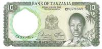 p2d from Tanzania: 10 Shillings from 1966