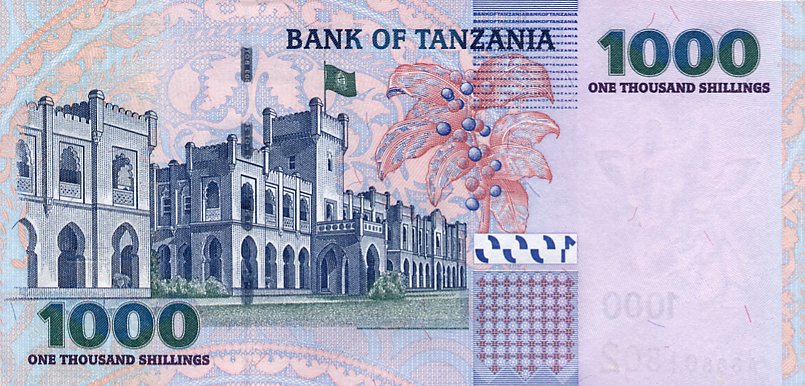 Back of Tanzania p36a: 1000 Shilingi from 2003