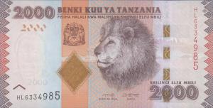 Gallery image for Tanzania p42c: 2000 Shilingi