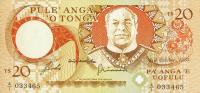 p23b from Tonga: 20 Pa'anga from 1985