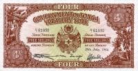 Gallery image for Tonga p9d: 4 Shillings