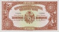 Gallery image for Tonga p9s: 4 Shillings