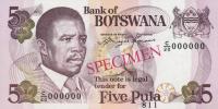 Gallery image for Botswana p11s: 5 Pula