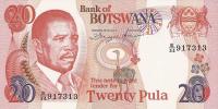 p18a from Botswana: 20 Pula from 1997