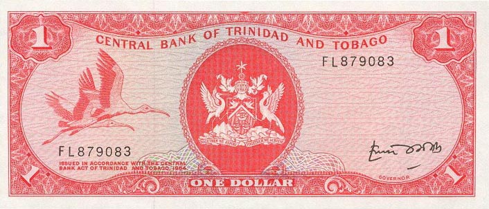 Front of Trinidad and Tobago p30b: 1 Dollar from 1964