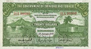 Gallery image for Trinidad and Tobago p10s: 20 Dollars