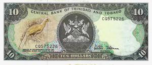 p38d from Trinidad and Tobago: 10 Dollars from 1985