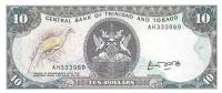 p38a from Trinidad and Tobago: 10 Dollars from 1985