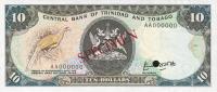 Gallery image for Trinidad and Tobago p38s: 10 Dollars