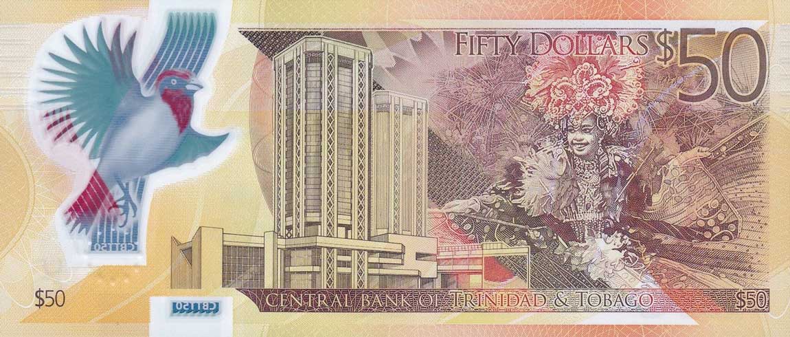 Back of Trinidad and Tobago p59: 50 Dollars from 2015