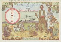 p26s from Tunisia: 1000 Francs from 1946