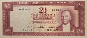Gallery image for Turkey p153a: 2.5 Lira